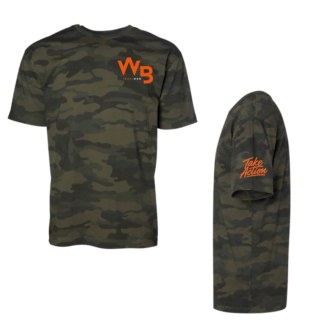 WB Inspired “Take Action” Camo Tee