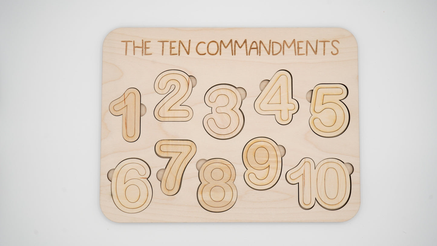 Ten Commandments Puzzle
