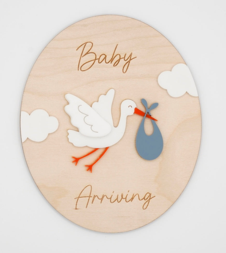 Baby Arriving Sign