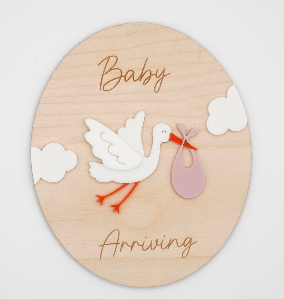 Baby Arriving Sign