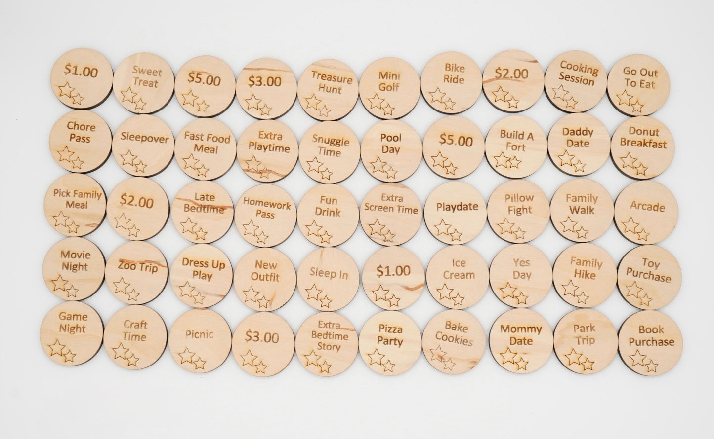 Reward/Date Night Tokens