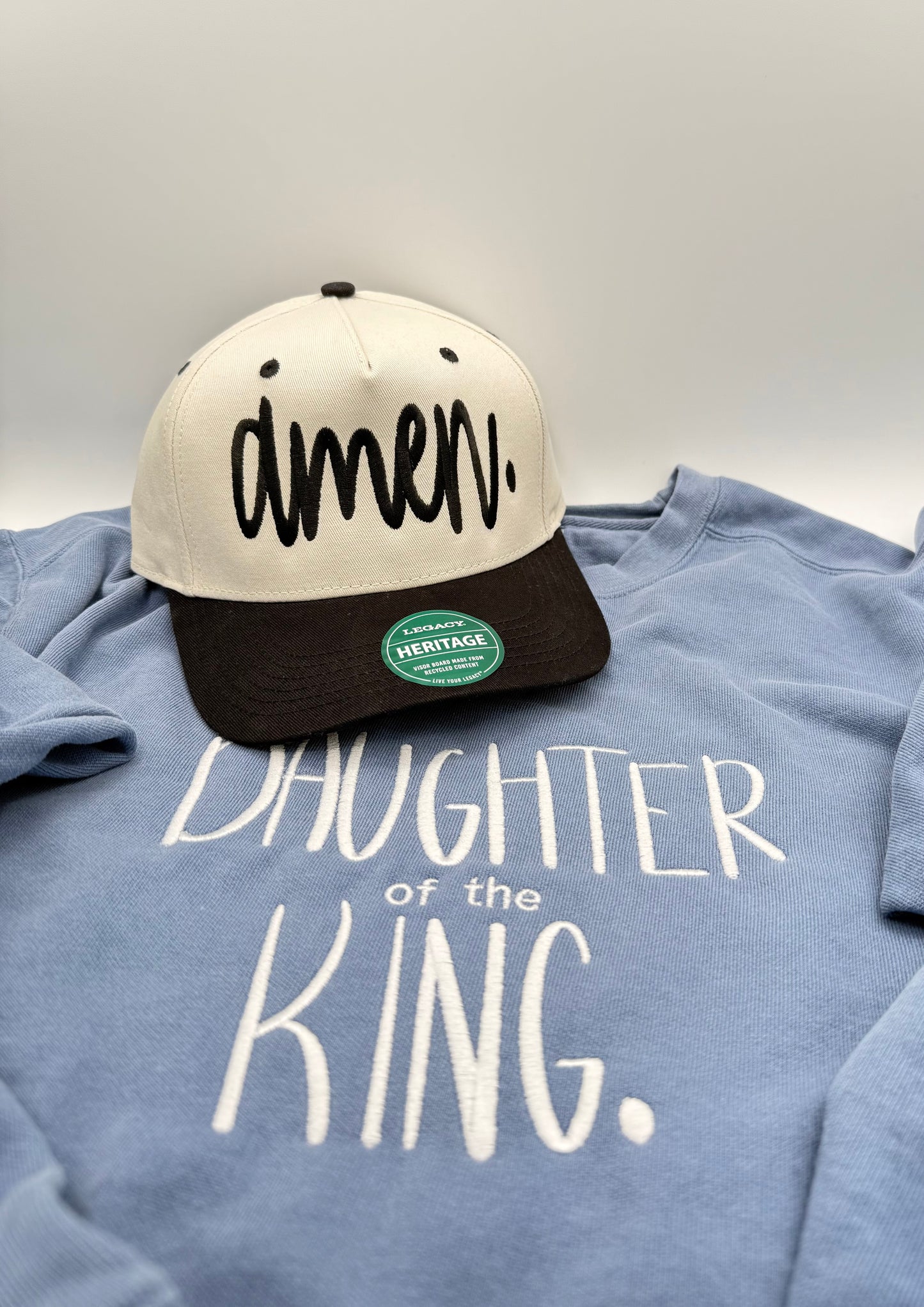Amen Hat + Daughter of the King Sweatshirt Set