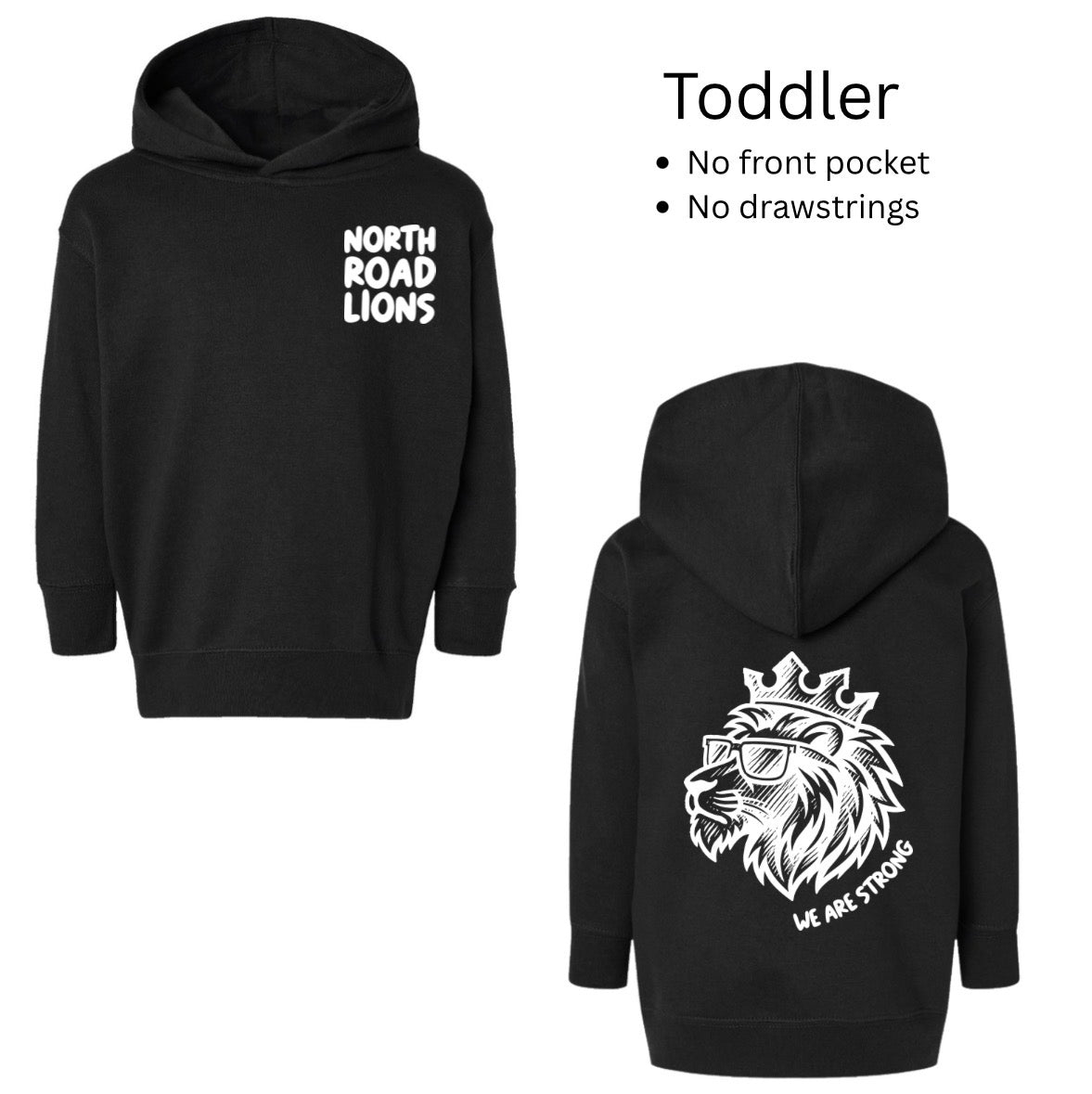 NR Lion Hoodie - Black