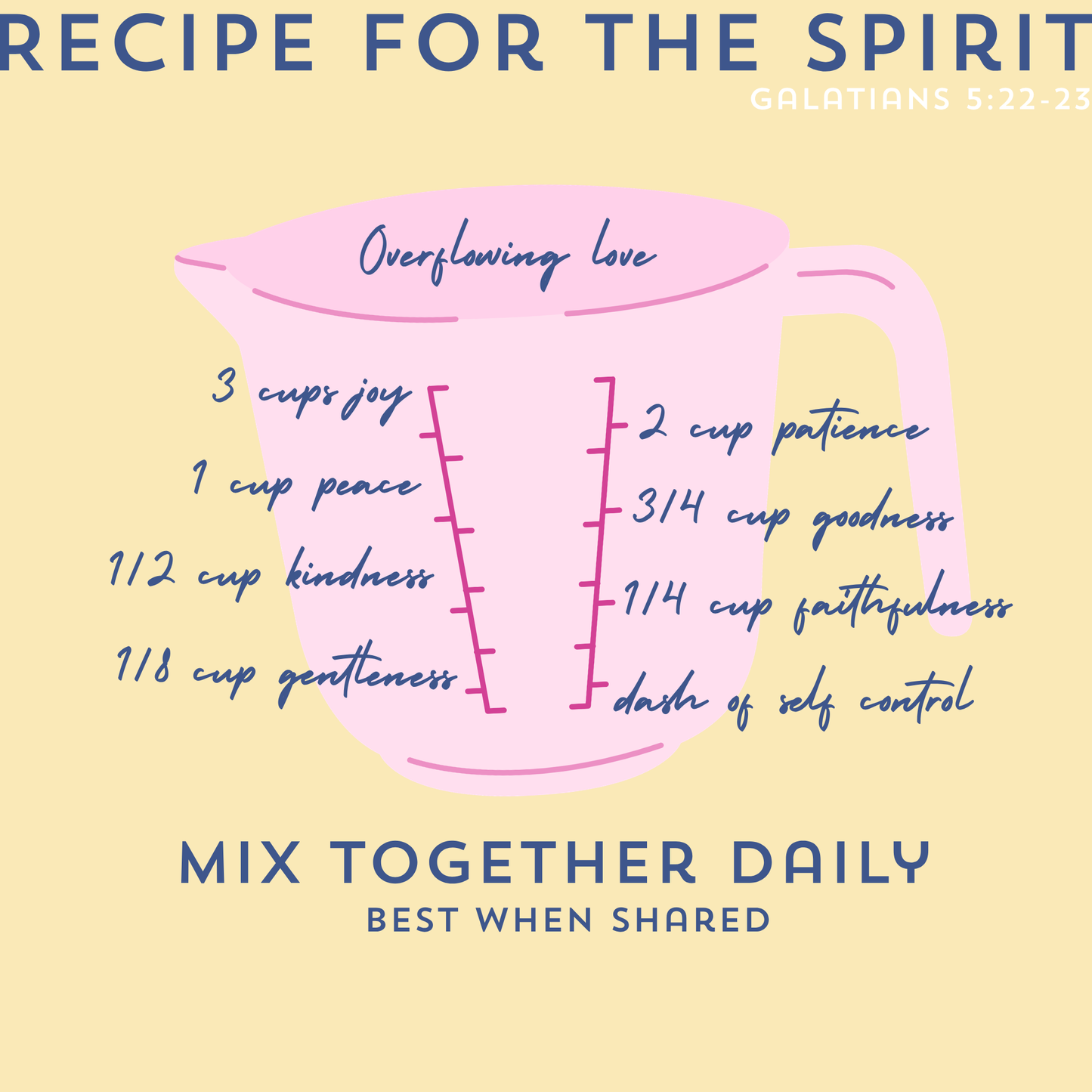 Recipe for the Spirt Tshirt Graphic closeup