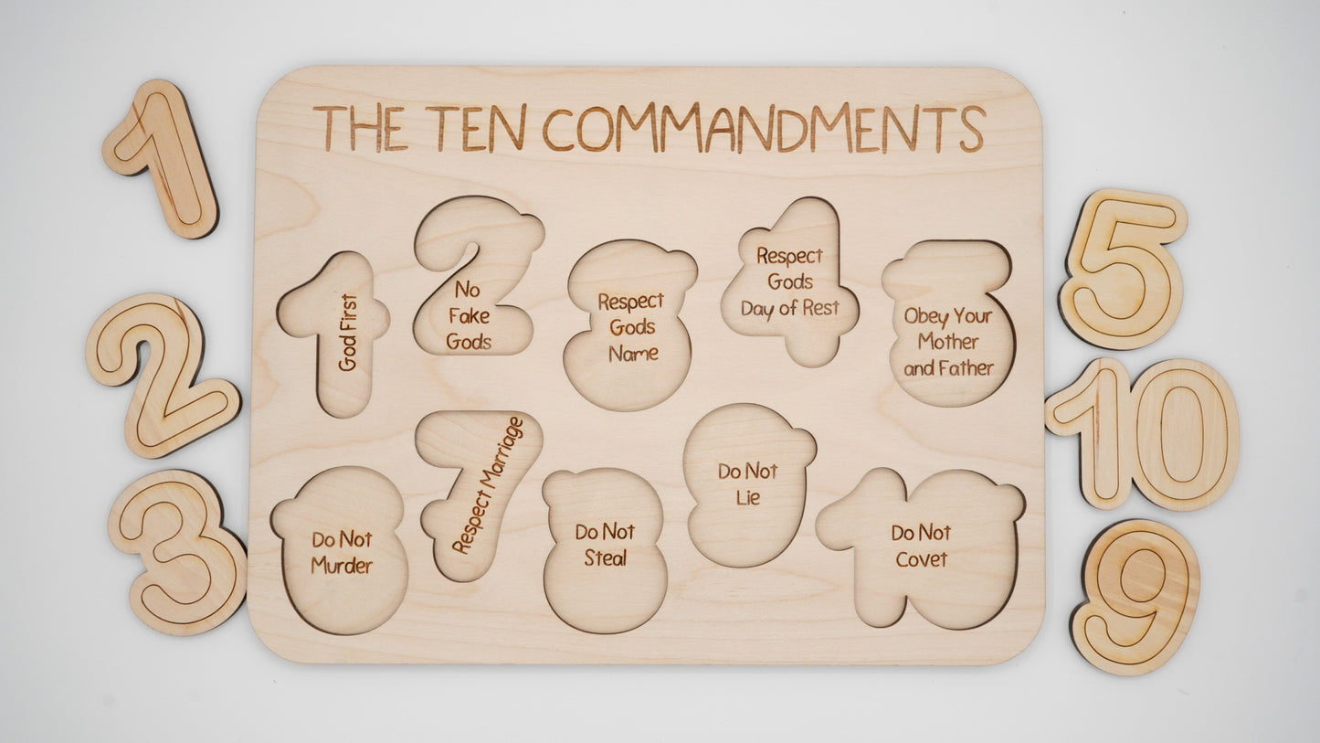 Ten Commandments Puzzle