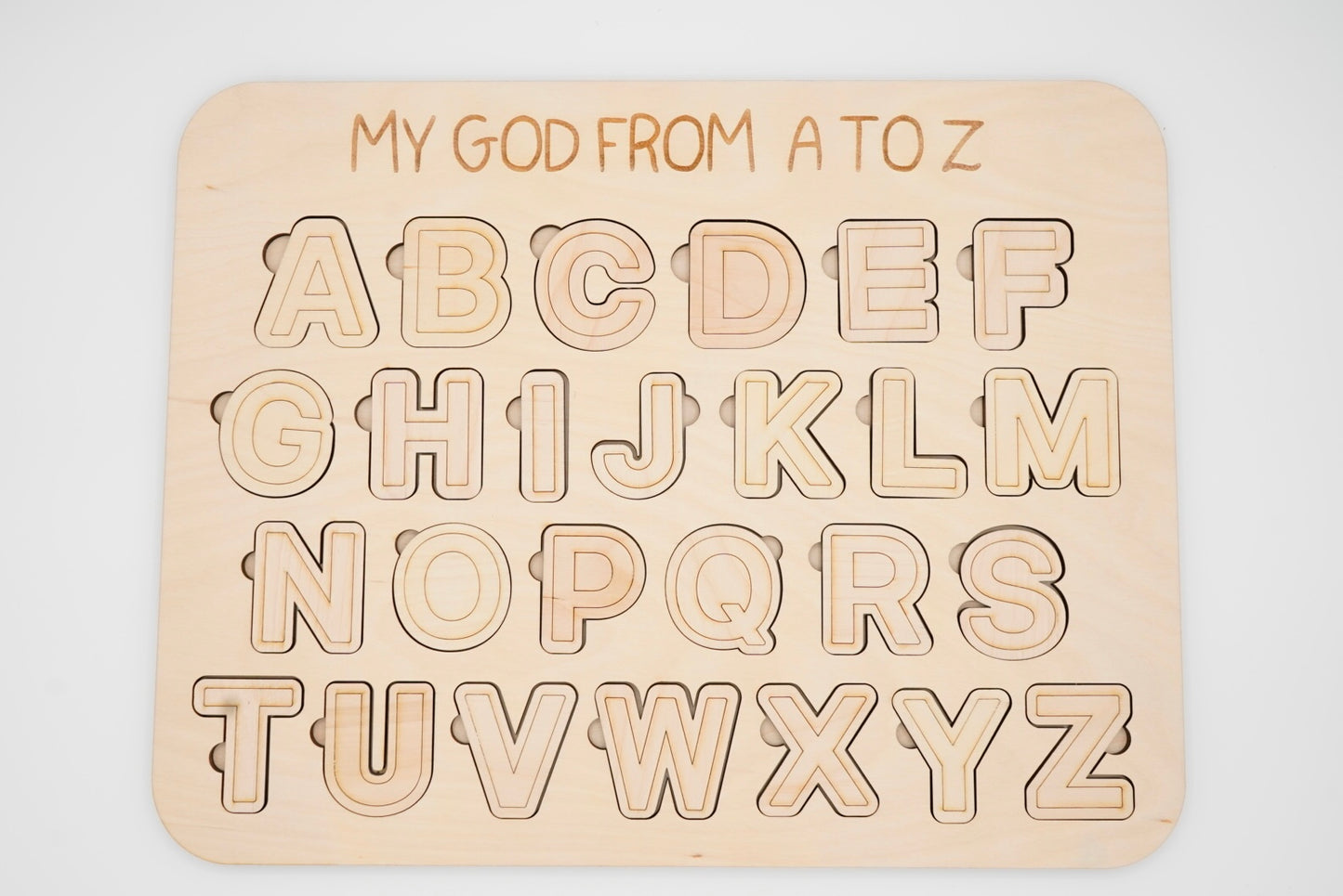 My GOD from A-Z puzzle