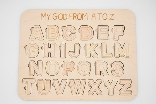 My GOD from A-Z puzzle