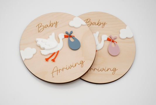 Baby Arriving Sign