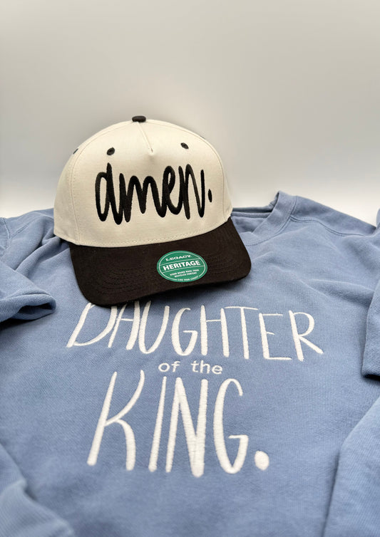 Amen Hat + Daughter of the King Sweatshirt Set