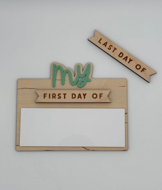 My 1st/Last - Rectangle Sign