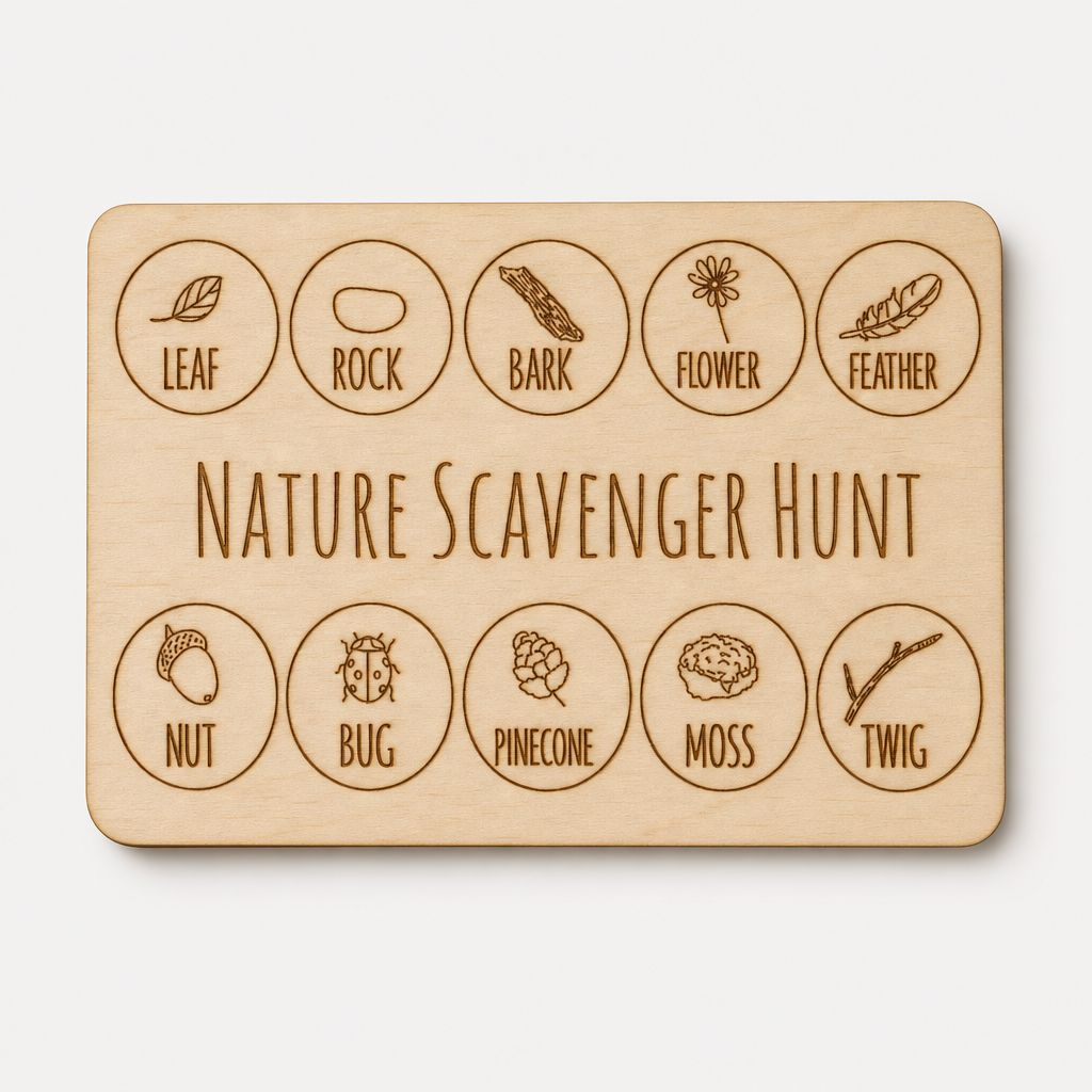 Bundle Nature Scavenger Hunt Boards